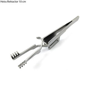 Venta caliente 10 cm 4X4 Retractores de heridas superiores manuales Sharp Heiss Retractor Instrumentos quirúrgicos Base Material de acero inoxidable - Product Image 4