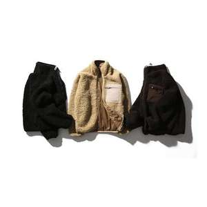 Nuevas sudaderas con capucha de forro polar OEM al por mayor, personalizadas, lavadas, de invierno, con cuello alto, suaves y cómodas, con media cremallera, de gran tamaño. - Product Image 6