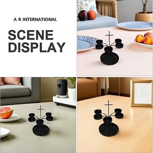 Candelabro de Hierro de 5 Brazos Más Vendido, Soporte Decorativo de Alambre de Hierro para Regalos de Cumpleaños, San Valentín, Navidad y Otros - Product Image 4