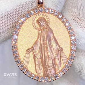 จี้พระเยซูเงินแท้ 925 สั่งทำพิเศษสำหรับผู้ชาย ประดับเพชรโมอิสซาไนต์ VVS ระดับพรีเมียม ชุบทองคำแท้ พร้อมใบรับรอง - Product Image 5