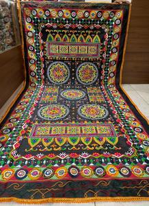 Aari work Cotton dupatta Stole Handwork Best Quality Women Silk Scarves Ethnic fabric <strong>Wedding</strong> Handmade <strong>Shawls</strong> From India - Product Image 4