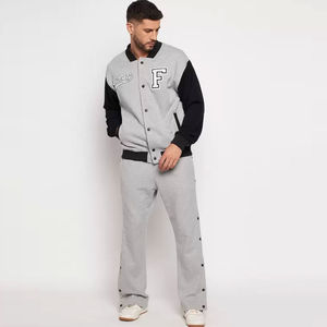 Chaqueta Universitaria para Hombre, Último Modelo, Precio Económico, Bordado, Cuello Alto, Logotipo Frontal Personalizable, Estilo Urbano, Lona Ecológica - Product Image 4