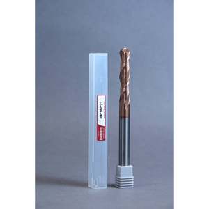 CARBIFORCE 12*150 Moulin à billes à 2 cannelures 55HRC TiSiN enduit nouvel état OEM & ODM pris en charge pour les fraiseuses à métaux dans des boîtes - Product Image 1