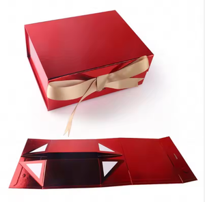 Boîtes pliantes pliables de luxe de haute qualité pour les festivals de vacances-Emballage de cadeaux de Noël Matériaux recyclés Cosmétiques en relief - Product Image 1