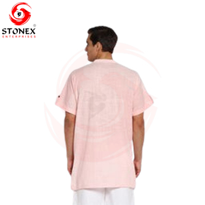 Vêtements de sport d'été personnalisés pour hommes Ensemble de deux pièces de t-shirts et de shorts décontractés et respirants avec panneau de conception - Product Image 3