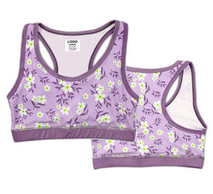 บราสปอร์ต2025สำหรับผู้หญิงบราสำหรับใส่วิ่งเล่นฟิตเนสกันกระแทกด้านหลังสวยงามเสื้อกล้ามใส่เล่นโยคะไม่มีห่วงเหล็กพิมพ์ลาย - Product Image 3