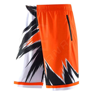 Pantalones Cortos de Baloncesto para Hombre, Talla Grande, Transpirables, de Verano, de la Mejor Calidad del Fabricante, 100% Poliéster, Diseño Popular, Secado Rápido para Adultos - Product Image 1