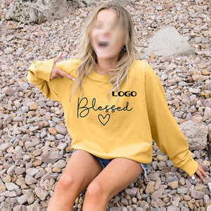 Sudaderas de lana informales para mujer, nuevo diseño personalizado, sudaderas transpirables de deportes elegantes, Otoño e Invierno - Product Image 2