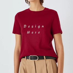 Camiseta de Manga Corta para Mujer, Estilo Vintage, de Secado Rápido, con Logotipo Personalizado y Ajuste Cómodo, en Tendencia - Product Image 2