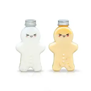 ODM OEM özel logo meyve suyu şişesi plastik boş depolama şişesi buzlu şeffaf plastik üreticisi Vietnam