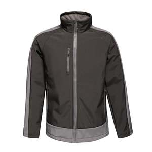 Chaqueta Softshell Personalizada con Diseño Imprimible para Hombre, Cuello Alto, Resistente al Viento, Venta al por Mayor Directa de Fábrica - Product Image 4
