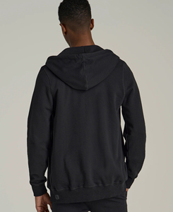 Sweat à capuche d'hiver pour hommes 100 % coton épais, impression numérique, teinture unie, prix abordable avec commande personnalisée en gros - Product Image 2