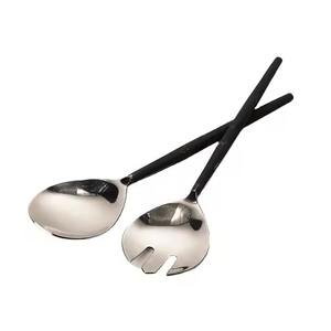 Premium Catering Stainless Steel <b>Salad</b> Server Set Durable Serving <b>Tools</b> - Product Image 3