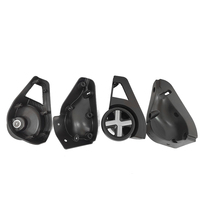 Fabrication de roues, sacs de chariot à roulettes extérieurs souples, pièces de rechange de roue de valise, roue de bagage 68.8mm pour samsonite