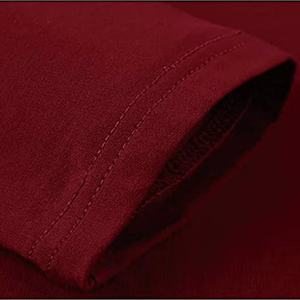 Chemise à manches longues et courtes pour homme, couleur marron, chemise décontractée en tricot imprimé, compression, 100% coton, logo personnalisé - Product Image 4