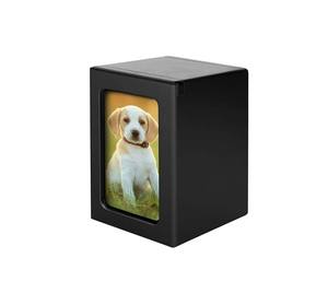 Urnes de crémation en bois cercueil d'intérieur en bois naturel pour animaux de compagnie cercueil pour animaux de compagnie urnes pour animaux de compagnie en gros à bas prix avec cadre Photo - Product Image 3
