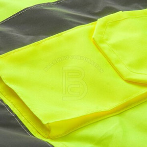 Dernier arrivage Veste de sécurité à capuche réfléchissante pour hommes pour la construction Service OEM personnalisable avec logo personnalisé - Product Image 6