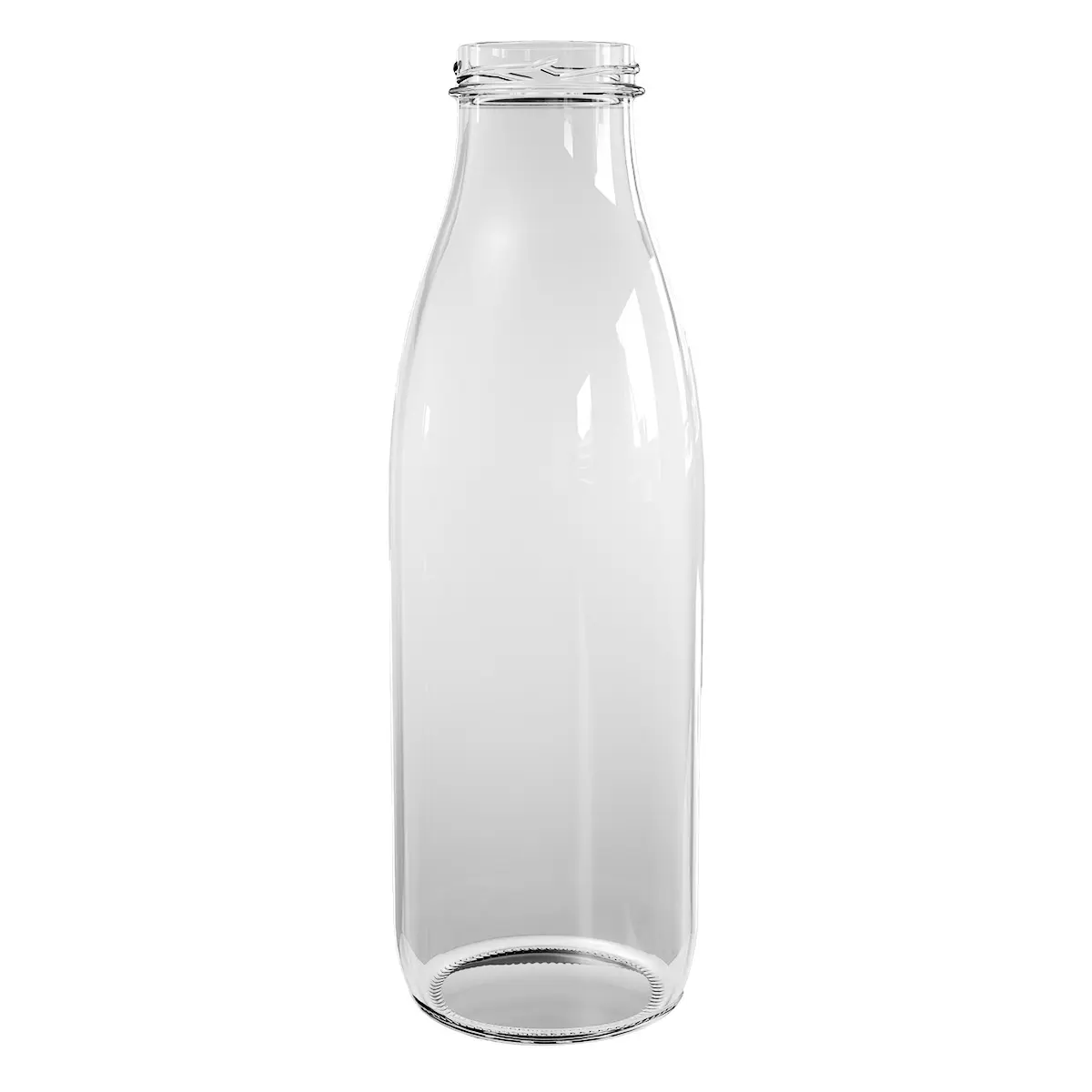 Bottiglia di vetro a-48-800 "latte"