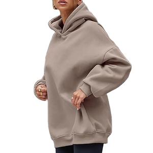 Sweat à capuche coréen de haute qualité pour femmes 100% coton épais String saison d'hiver Style sport avec col à capuche - Product Image 3