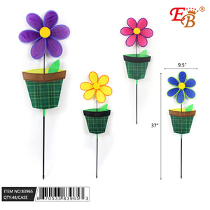 37 \ "X9.5 \" ornamento da giardino per mulino a vento in vaso 48 pz/CS - Product Image 1