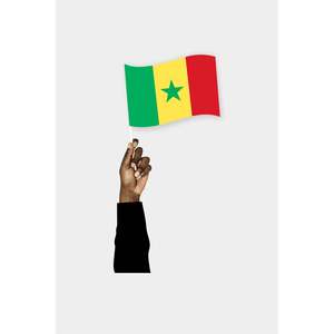 Accessoires de présentation de drapeaux de poche du Sénégal pour mettre en valeur votre fierté nationale - Product Image 1