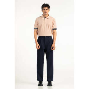 Pantalones Smart Casual Slim Fit MN-TRC-SS26-004, 100% Algodón, Cintura Media, Tela de Worsted, Cierres de Cremallera, Diseño Formal Tipo Cargo, Disponibles en Tallas XL a 6XL - Product Image 4