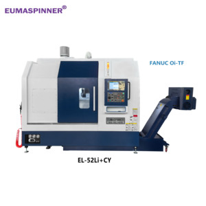 Eumaspinner EL-52Li + CY Độ chính xác cao CNC biến máy tiện vừa làm nhiệm vụ nghiêng giường 3-trục quay trung tâm với trục Y - Product Image 1