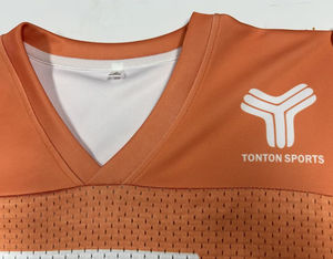 Jersey de fútbol Retro personalizado de fábrica, ropa de fútbol americano de gran tamaño con malla de poliéster, ropa de calle, Jersey recortado - Product Image 6