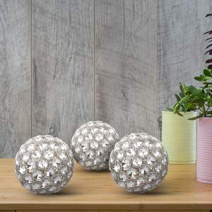 Boule de cristal Sculpture Ornements décoratifs en métal Accent de décoration intérieure moderne au prix de gros - Product Image 1