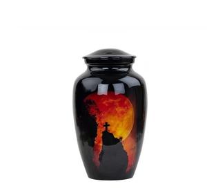 Urne funéraire faite à la main pour les cendres humaines Grande urne funéraire personnalisée pour les cendres de chiens - Product Image 2