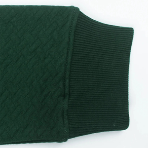 เสื้อฮู้ดมีซิปโอเวอร์ไซส์สำหรับผู้หญิง, เสื้อครอปแขนยาวเปิดไหล่ผ้าสแปนเด็กซ์/ โพลีเอสเตอร์ขนาดใหญ่พิเศษสำหรับฤดูหนาว - Product Image 2