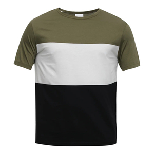 Offre Spéciale T-shirts pour hommes tricotés de qualité supérieure broderie Logo manches courtes conception personnalisée t-shirts fournisseur de BD - Product Image 1