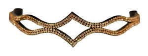 Brida de equitación de nailon de alta calidad, premium, con frontal brillante, cristales, color marrón, personalizable, con logo personalizado. - Product Image 6
