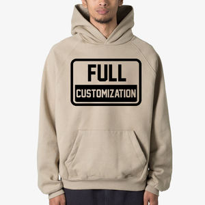 Sudaderas con capucha de hombre con logotipo personalizado, ropa de calle raglán, jersey de peso pesado, sudaderas con capucha de gran tamaño, sudaderas con capucha para hombre - Product Image 3