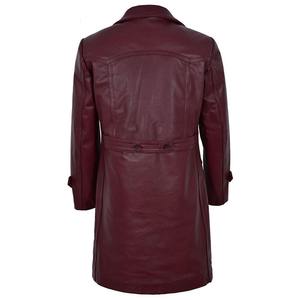 Abrigo Largo de Cuero Ecológico Reversible e Impermeable para Hombre, Diseño Clásico para Clima Frío - Product Image 2