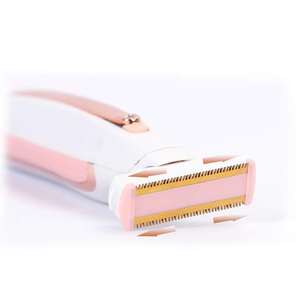 Paquete de 6 cabezales de repuesto recargables para afeitadora femenina, afeitadora rotativa de doble cuchilla para bikini, lavable y fácil de usar - Product Image 5