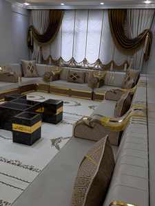 Sièges au sol orientaux, canapé ethnique, canapé Majlis arabe, canapé de style ottoman, ensemble Jalsa arabe, sièges au sol orientaux de luxe - Product Image 4