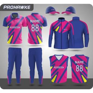 Ensemble d'uniformes de cricket Proawke avec logo personnalisé, nom de l'équipe, taille, col de maillot et pantalon de cricket - Product Image 4