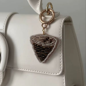 Abalorio de Piedra Natural Azul Turquesa, Cristal Mineral Verde con Gema de Corte Princesa, Regalo de Aniversario para Ella - Product Image 1