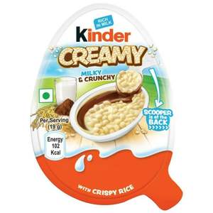 Kinder cremoso lechoso y crujiente Schokoladenei Milchcreme - Product Image 4