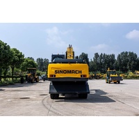 Excavatrice sur roues de 21 tonnes, entièrement hydraulique, avec godet de 1,0 m³, moteur Cummins, prix d'exportation optimal, directement de l'usine