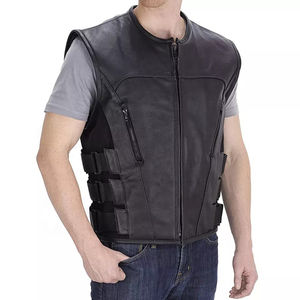 Gilet d'hiver en cuir coupe-vent pour hommes avec design personnalisé et logo personnalisé Gilet chaud pour l'hiver - Product Image 1