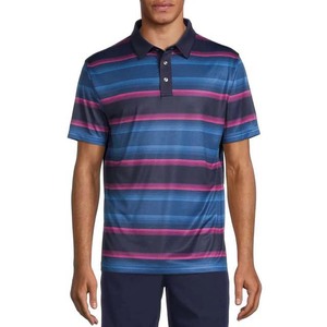 Polo de algodón con Diseño a rayas para hombre, ropa de verano de manga corta, nueva llegada, cuello levantado, polos de estilo callejero de alta calidad - Product Image 1