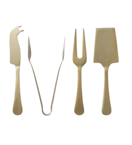 Herramienta de queso de alta venta para restaurante de hotel Juego de cuchillos de acero inoxidable Cuchillo multiusos pulido dorado - Product Image 6