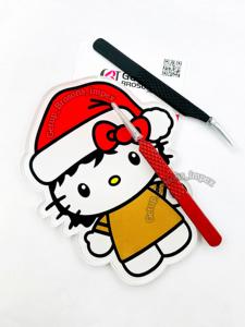 Nouvelle tuile de cils Hello Kitty mignon acrylique personnalisé durable avec aimant pour pince à épiler d'extension de cils tuile de cils personnalisée disponible - Product Image 6