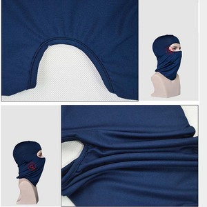 Pasamontañas Unisex Azul Marino, Cubre Rostro Completo, para Uso en Exteriores, 100% Poliéster, Talla Adulto 56-58CM, Color Sólido, Transpirable - Product Image 6