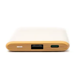 Powerbank in bambù Great Falls, gadget promozionali personalizzati - Product Image 3