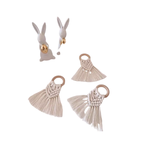 Fantastique couleur et Design macramé tissu anneau utilisation dans les hôtels Restaurant salle à manger la plus exigeante pour décor de table meilleure finition - Product Image 3