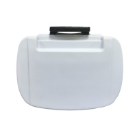 Glacière à roulettes en mousse PU extra épaisse 50L/53QT/13.2Gal avec roues et poignée de traction pour camping pêche pique-nique utilisation en extérieur