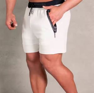 Short en maille personnalisé de grande taille Short d'été décontracté respirant pour hommes Short d'été en maille de bonne qualité pour hommes Short de course à pied pour le fitness - Product Image 4